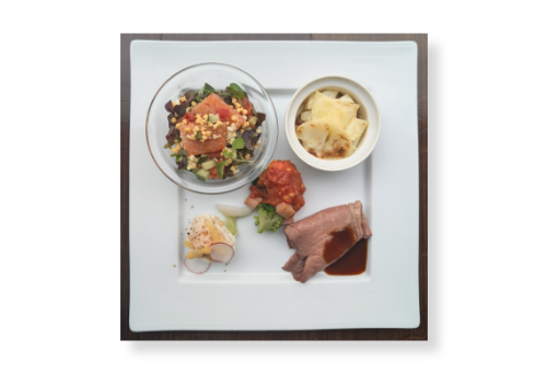 ランチプレート肉